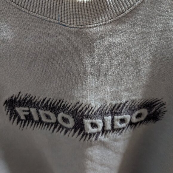 Vintage Very Rare 1985 Fido Dido Long Sleeve Sweatshirt w Discounted Shipping - Picture 3 of 3